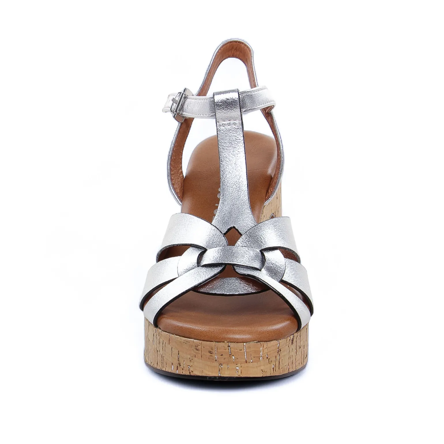 Nu-Pieds Semelle Liège Marco Tozzi 28394 Silver