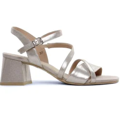 Nu-Pieds Talon Caprice 28300 Taupe Sue Met