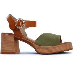 Nu-Pieds Talon Dorking D9287 Calf Kaki