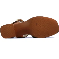 Nu-Pieds Talon Dorking D9287 Calf Kaki