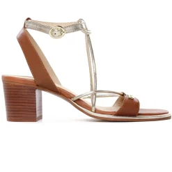 Nu-Pieds Talon Les Tropeziennes Lilon Tan