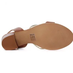 Nu-Pieds Talon Les Tropeziennes Lilon Tan