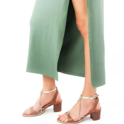 Nu-Pieds Talon Les Tropeziennes Lilon Tan