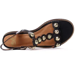 Nu-Pieds Talon Mamzelle Oleta Noir