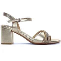 Nu-Pieds Talon Marco Tozzi 88302 Gold