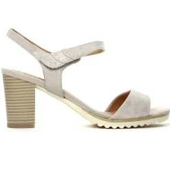 Nu-Pieds Talon Marco Tozzi 28742 Dune Metallic