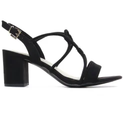 Nu-Pieds Talon Marco Tozzi 28308 Black