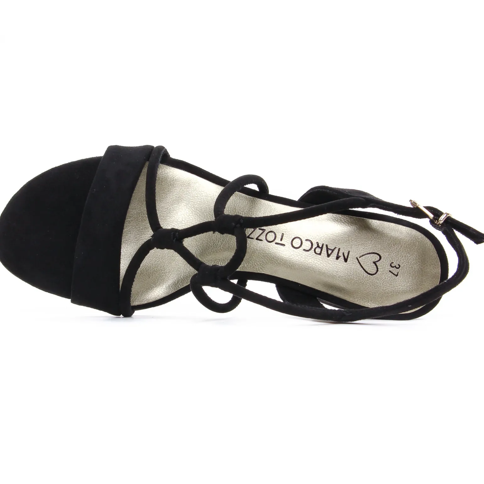 Nu-Pieds Talon Marco Tozzi 28308 Black