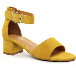 Nu-Pieds Talon Regarde Le Ciel Cathy-08 Yellow
