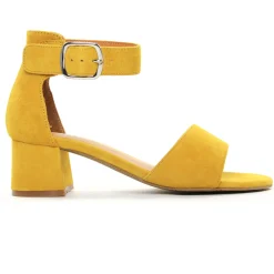 Nu-Pieds Talon Regarde Le Ciel Cathy-08 Yellow