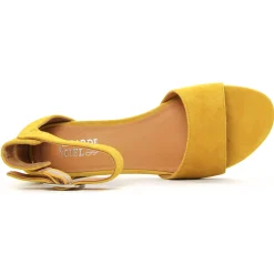 Nu-Pieds Talon Regarde Le Ciel Cathy-08 Yellow