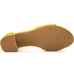 Nu-Pieds Talon Regarde Le Ciel Cathy-08 Yellow