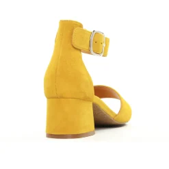 Nu-Pieds Talon Regarde Le Ciel Cathy-08 Yellow