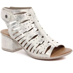 Nu-Pieds Talon Rieker 64676-60 Beige Gold