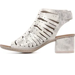 Nu-Pieds Talon Rieker 64676-60 Beige Gold