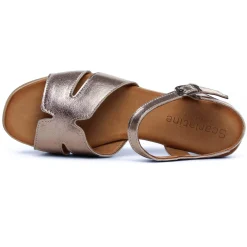 Nu-Pieds Talon Scarlatine Jade Pewter