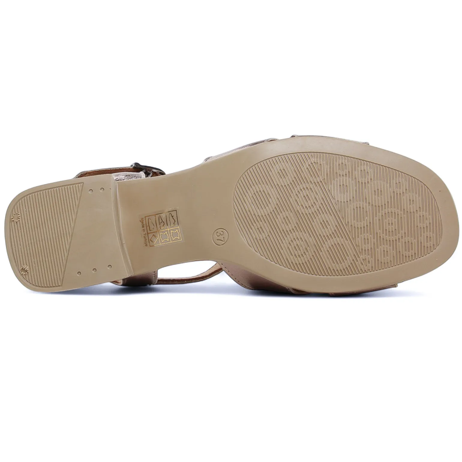 Nu-Pieds Talon Scarlatine Jade Pewter