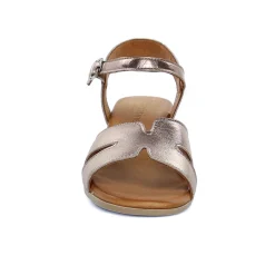 Nu-Pieds Talon Scarlatine Jade Pewter