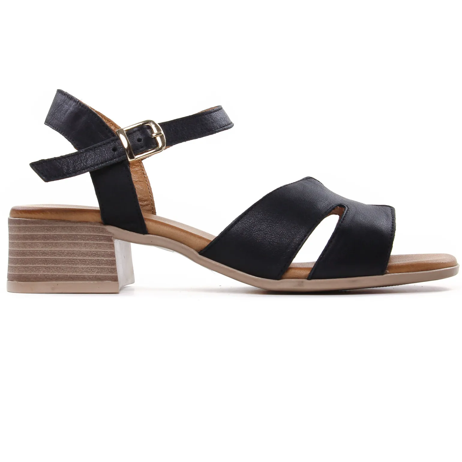 Nu-Pieds Talon Scarlatine Jade Noir