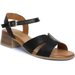 Nu-Pieds Talon Scarlatine Jade Noir