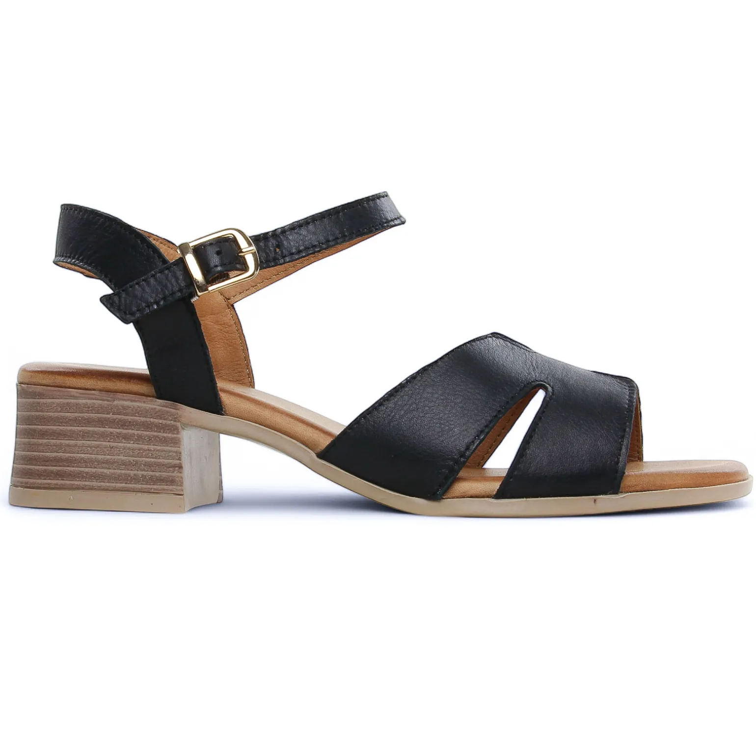 Nu-Pieds Talon Scarlatine Jade Noir