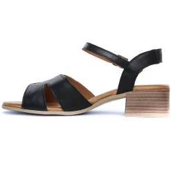 Nu-Pieds Talon Scarlatine Jade Noir