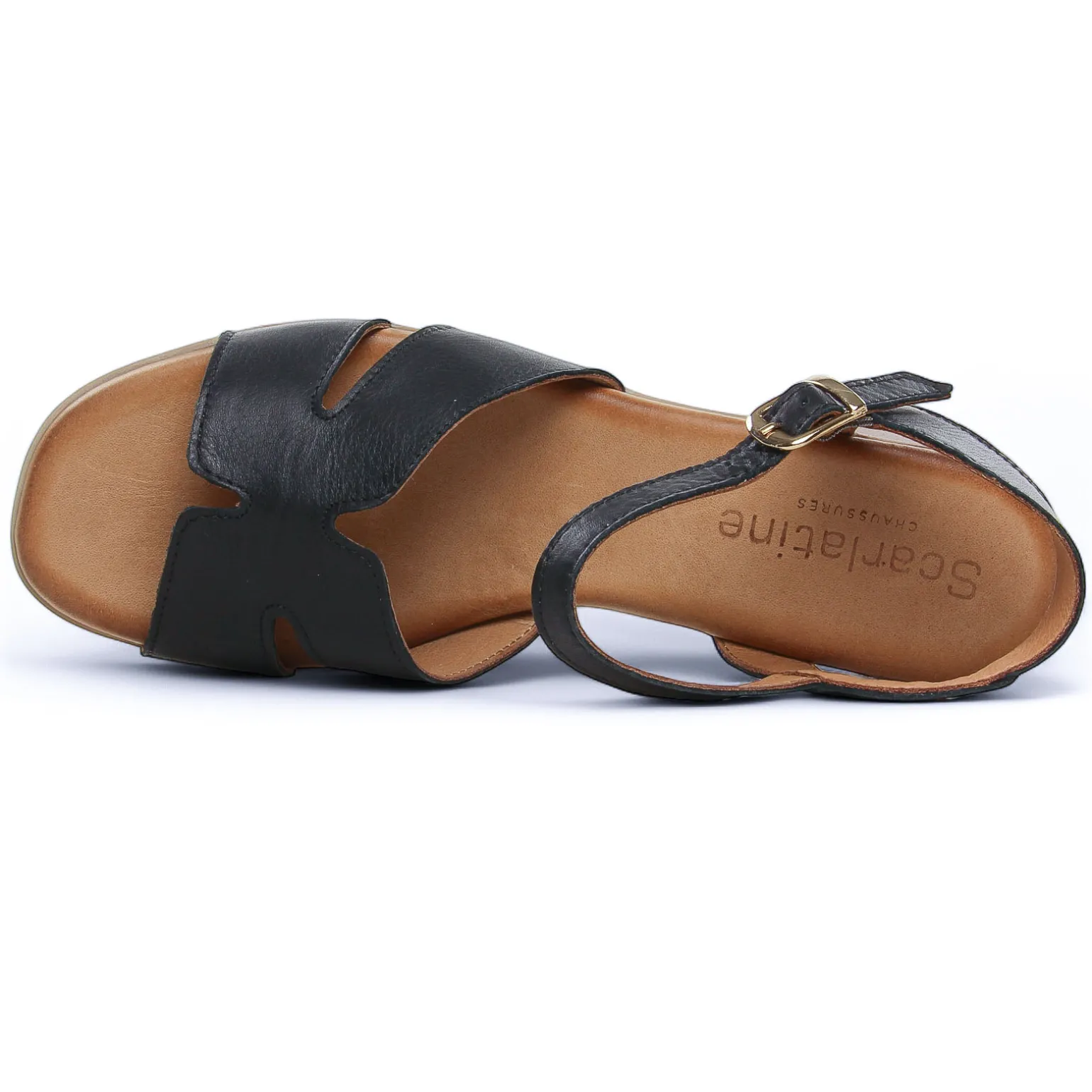 Nu-Pieds Talon Scarlatine Jade Noir