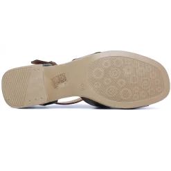 Nu-Pieds Talon Scarlatine Jade Noir