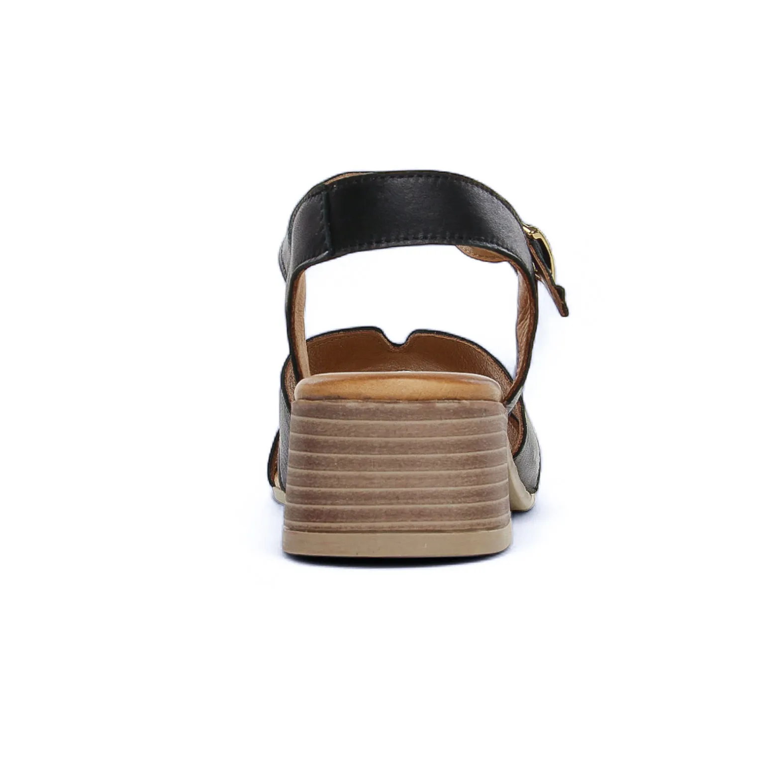 Nu-Pieds Talon Scarlatine Jade Noir