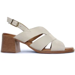 Nu-Pieds Talon Scarlatine Nava Beige