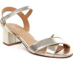 Nu-Pieds Talon Scarlatine Co45384A Platine