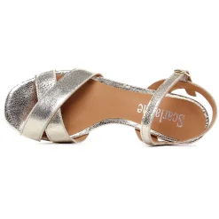 Nu-Pieds Talon Scarlatine Co45384A Platine