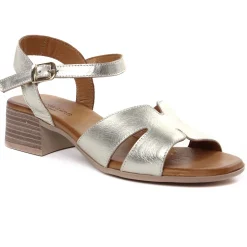 Nu-Pieds Talon Scarlatine Jade Platine