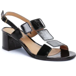 Nu-Pieds Talon Scarlatine Co45663 Noir Crital