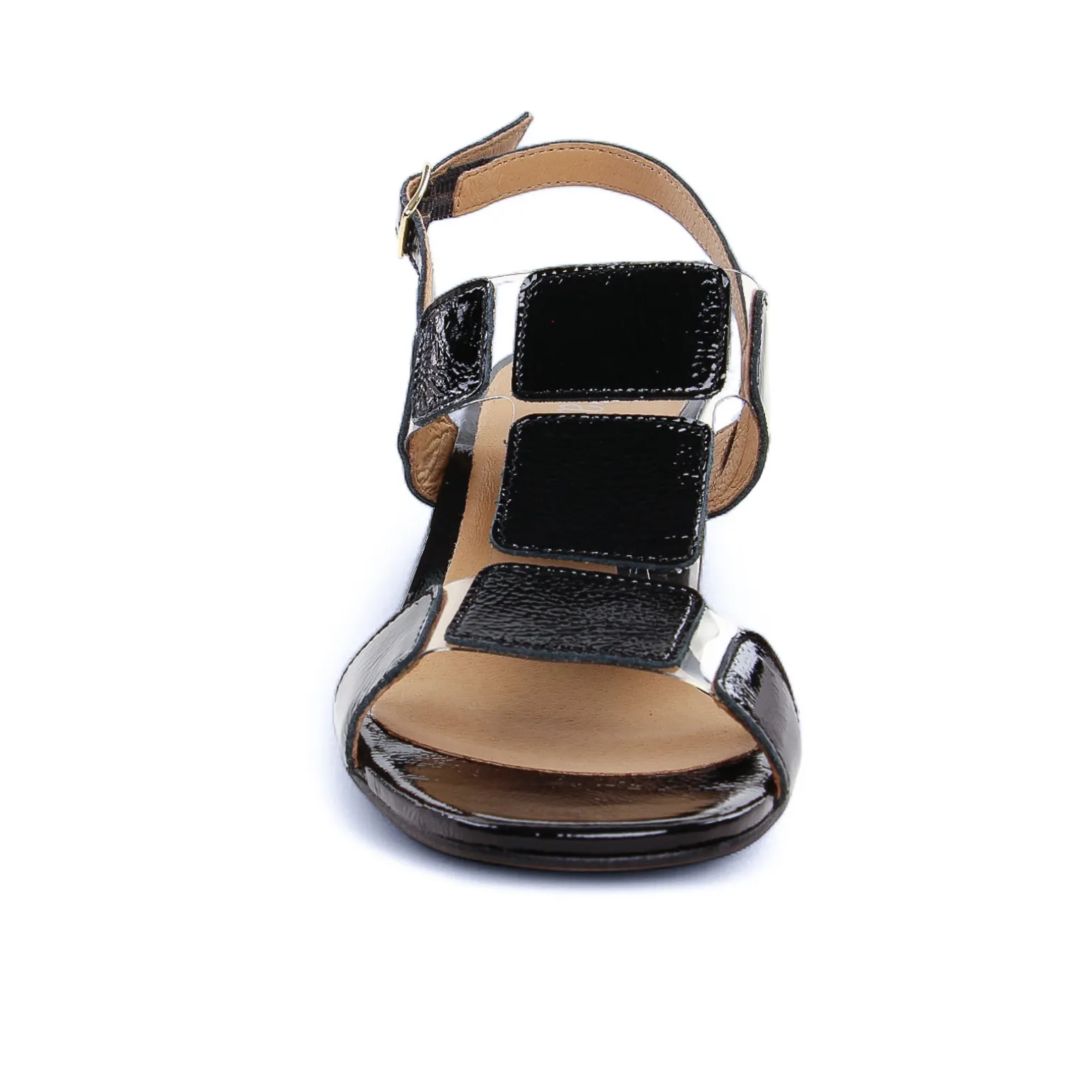 Nu-Pieds Talon Scarlatine Co45663 Noir Crital