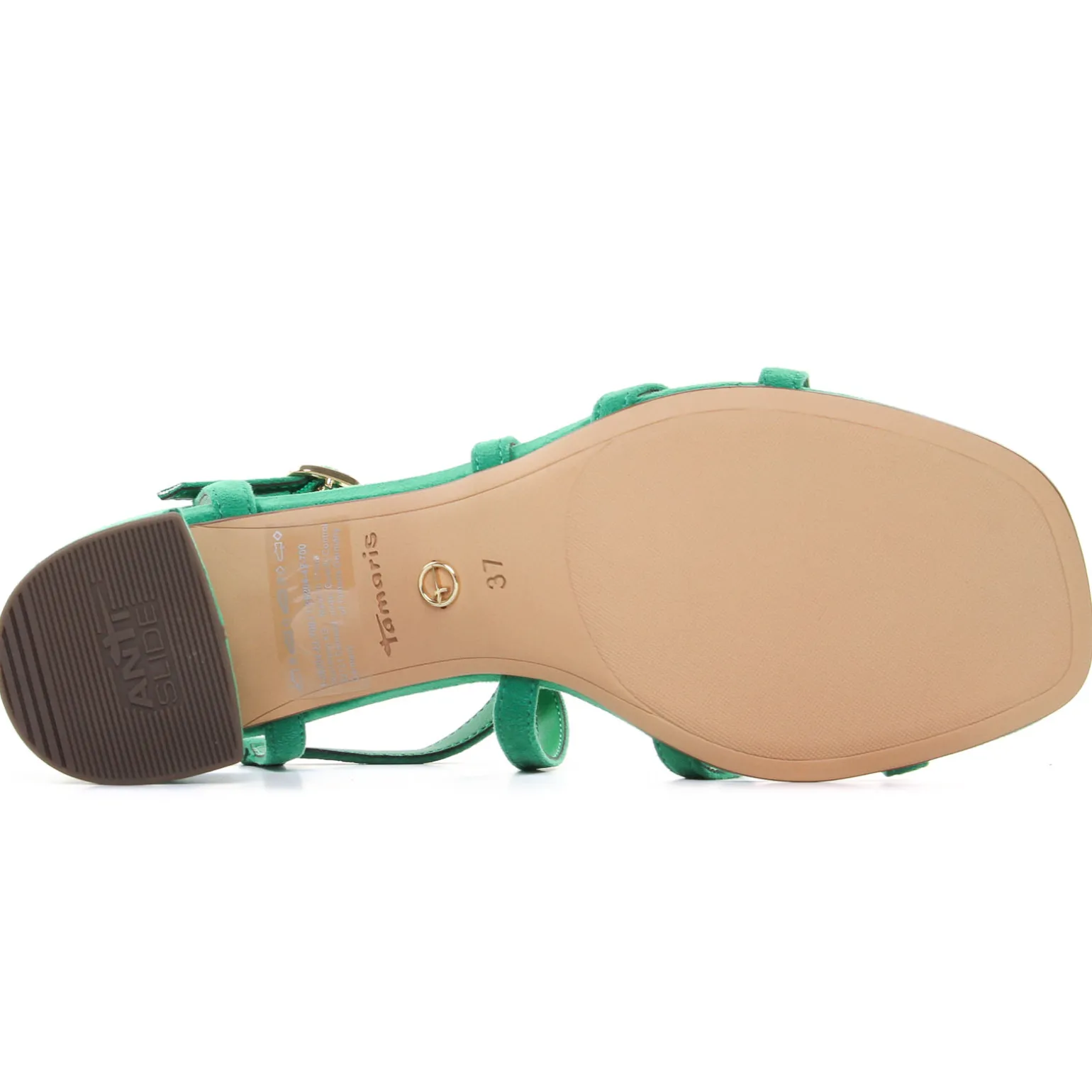 Nu-Pieds Talon Tamaris 28204 Green