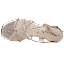 Nu-Pieds Talon Tamaris 28236 Light Gold