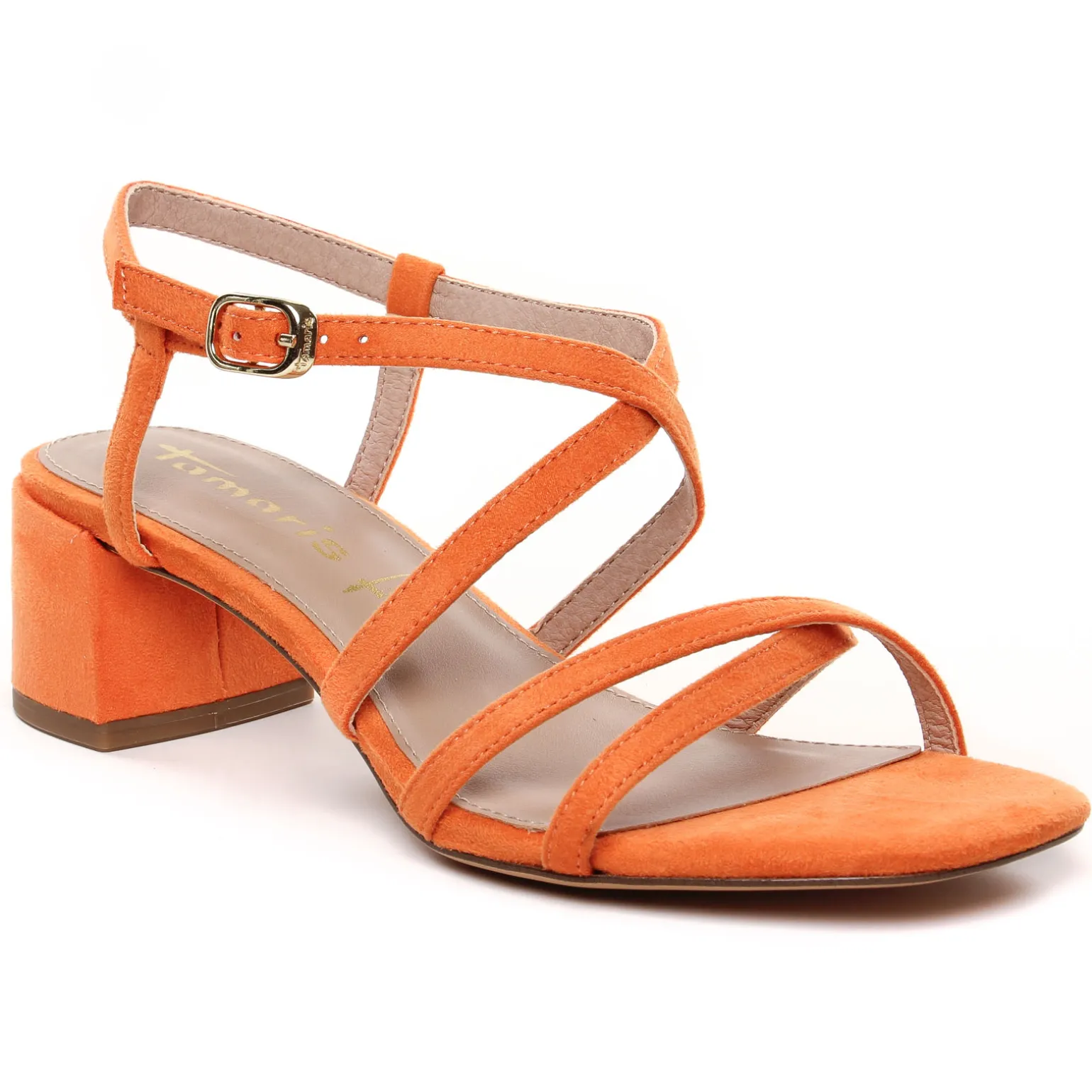 Nu-Pieds Talon Tamaris 28204 Orange
