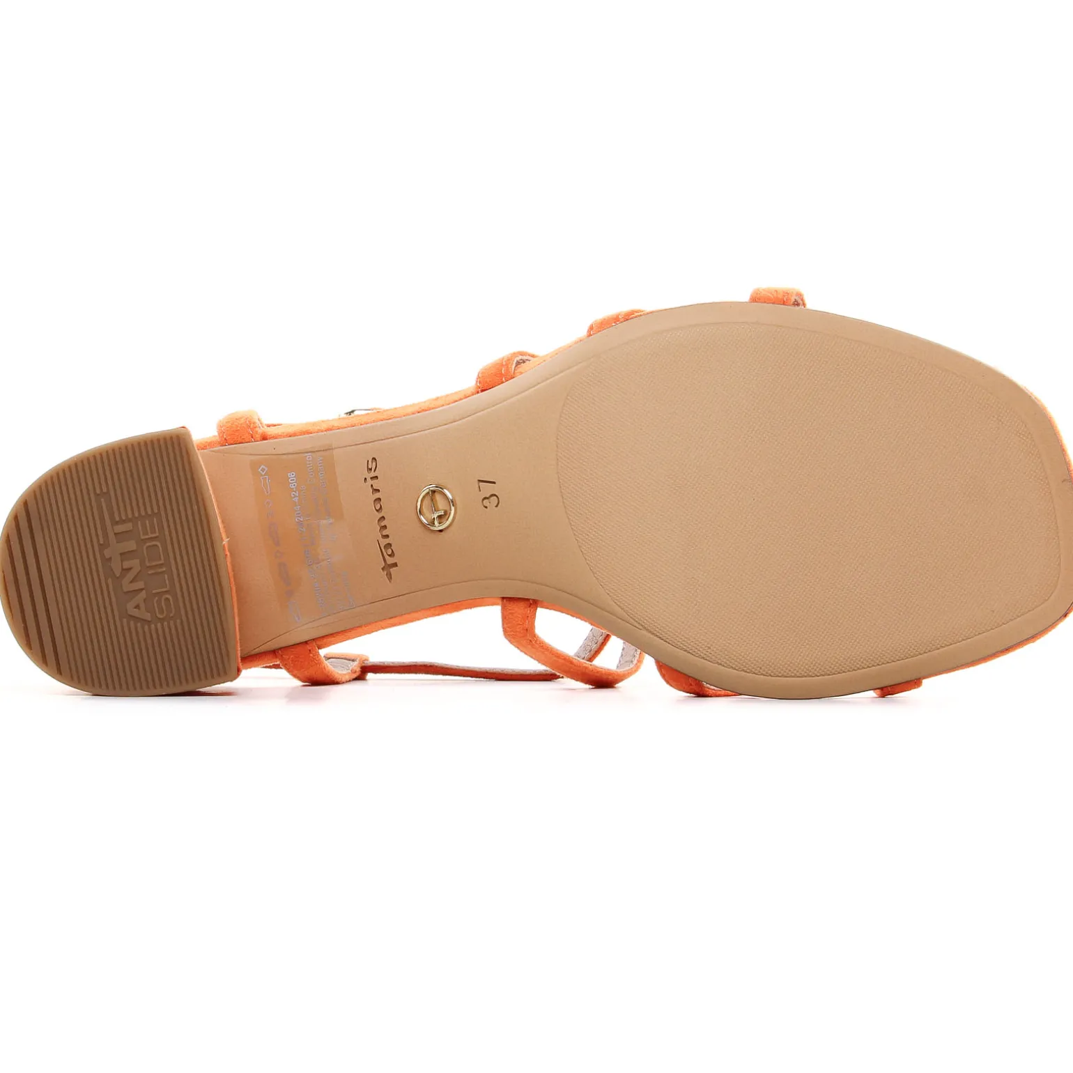Nu-Pieds Talon Tamaris 28204 Orange