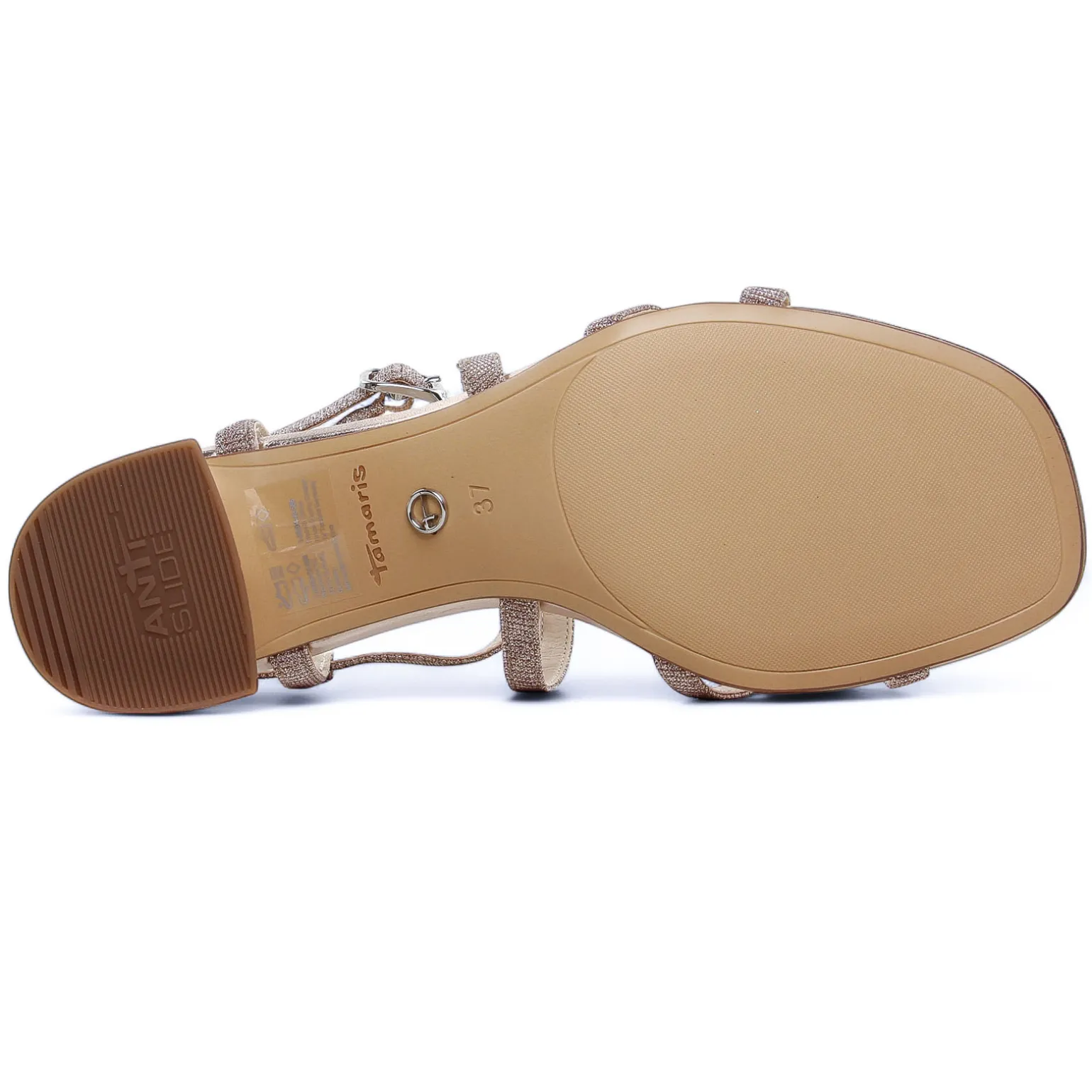 Nu-Pieds Talon Tamaris 28204 Rose Glam