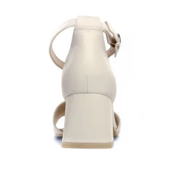 Nu-Pieds Talons Hauts Caprice 28302 Offwhite Nappa