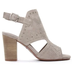 Nu-Pieds Talons Hauts Carmela 06662 Taupe