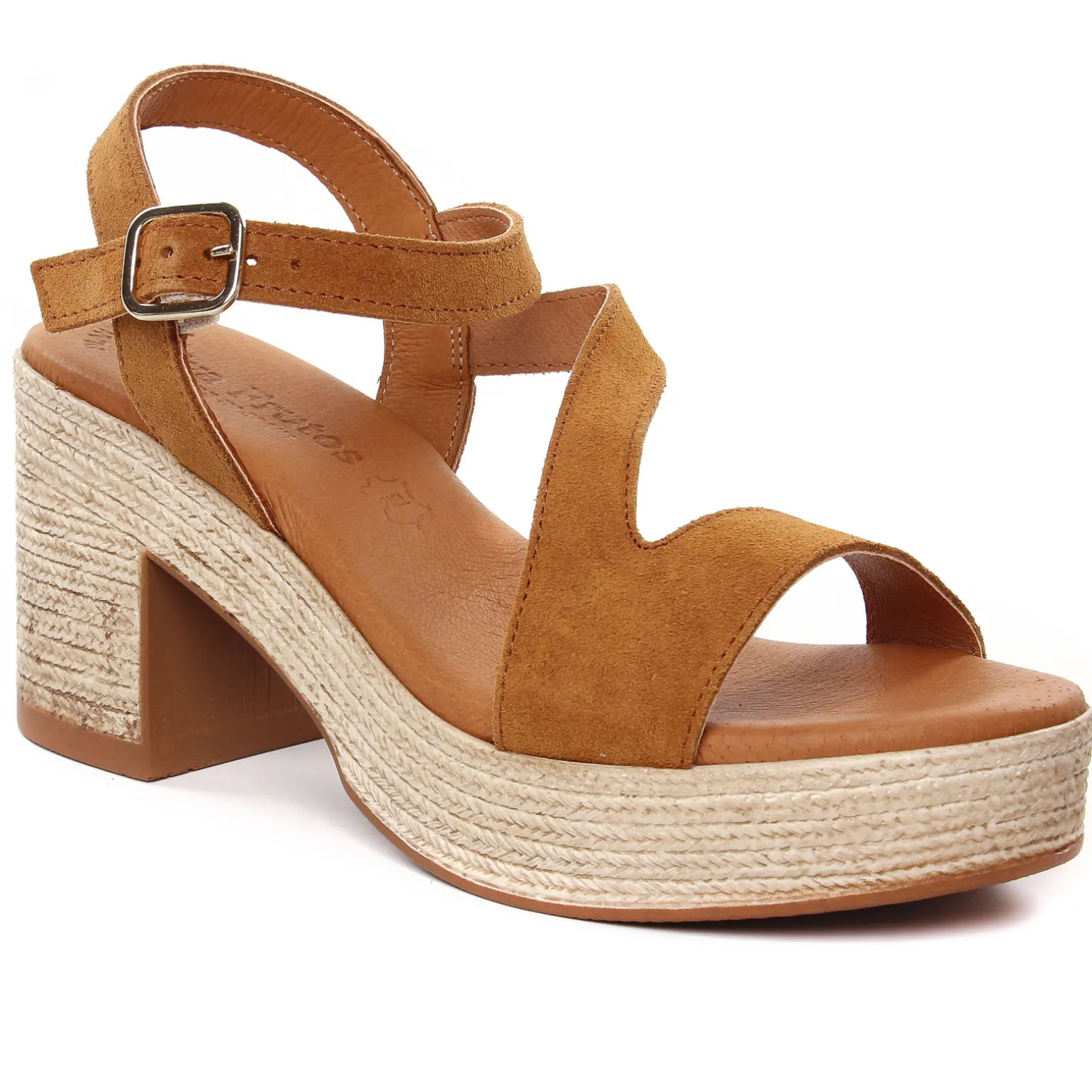 Nu-Pieds Talons Hauts Eva Frutos 4642 Cuero