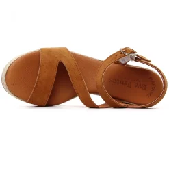 Nu-Pieds Talons Hauts Eva Frutos 4642 Cuero