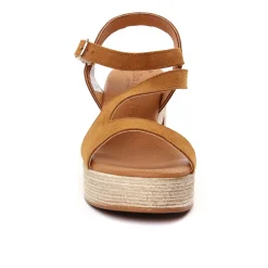 Nu-Pieds Talons Hauts Eva Frutos 4642 Cuero