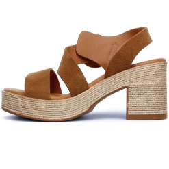 Nu-Pieds Talons Hauts Eva Frutos 4698 Muscade