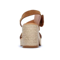 Nu-Pieds Talons Hauts Eva Frutos 4698 Muscade