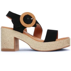 Nu-Pieds Talons Hauts Eva Frutos 4698 Negro