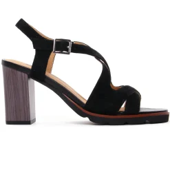 Nu-Pieds Talons Hauts Fugitive Retzia Noir