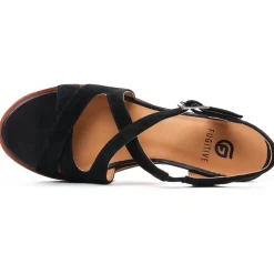 Nu-Pieds Talons Hauts Fugitive Retzia Noir